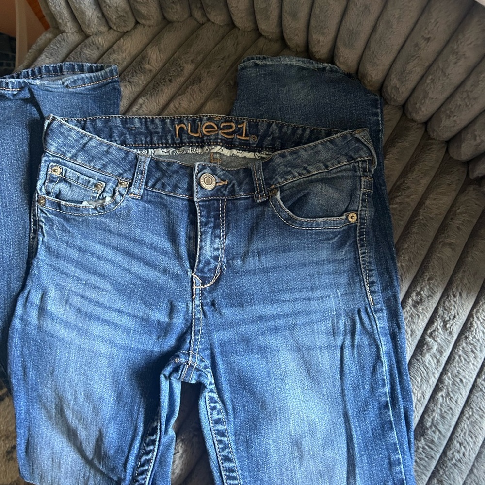 Rue21 Women's Denim Stretchy Boot Cut Jeans Y2K